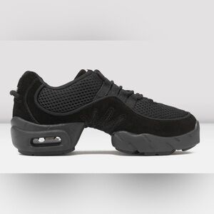 NEW BLOCH Black Trouoe Dance Sneaker size 5 women/ youth 3